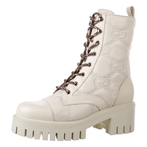 Gucci GG Logo Leather boots - Picture 3 of 5